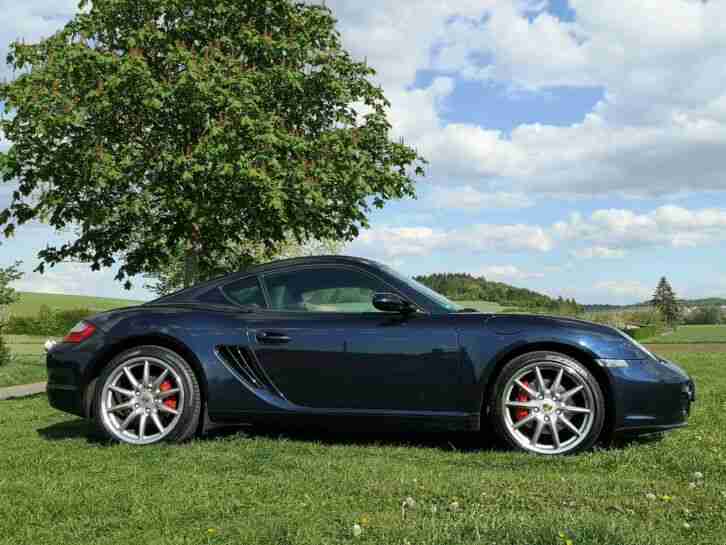 1.HAND* PORSCHE CAYMAN S 44 000 Km 295PS COUPE SERVICEHEFT 987 LEDER TÜV NEU