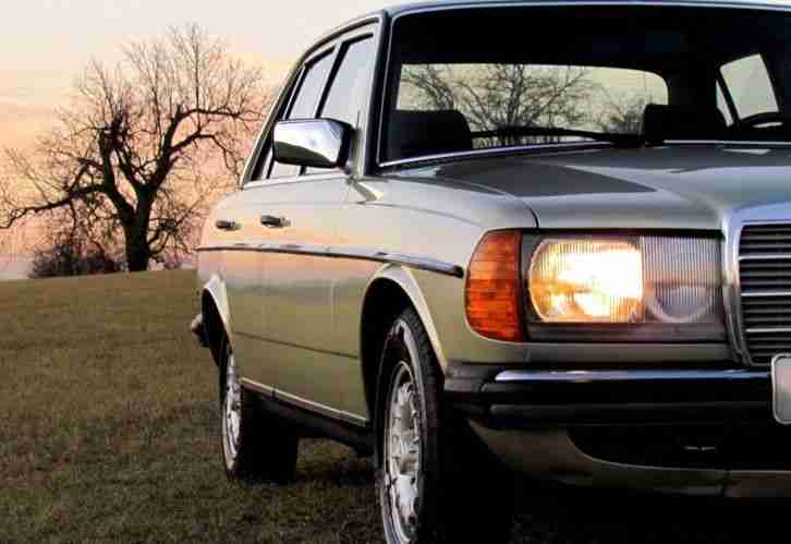 1. HAND !!! orig. 103 000 KM ! MERCEDES 200 w123 Ringeltaube TÜV H-ZULASSUNG NEU