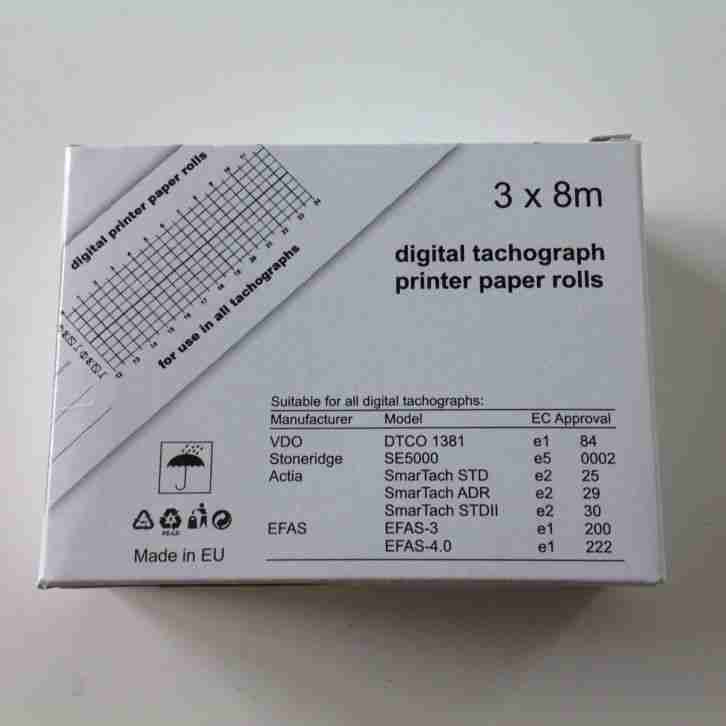 150 Digi Tacho Thermopapierrollen LKW