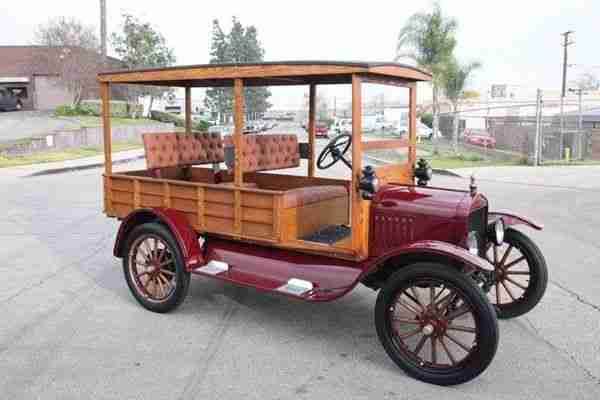 1925 Ford T Woody Truck Bus Sehr Guter Zustand. Sehr