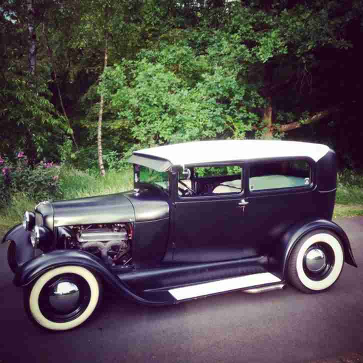 1929 Ford Model A Tudor Sedan, Hotrod Hot Rod, No