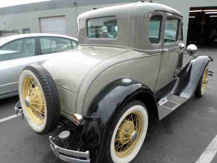 1930 Ford Model A 5 Fenster Coupe. Original, California Rostfrei, Gutes Fahrzeug