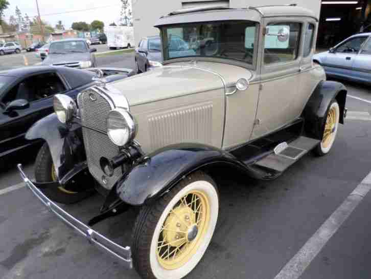 1930 Ford Model A 5 Fenster Coupe. Original, California Rostfrei, Gutes Fahrzeug