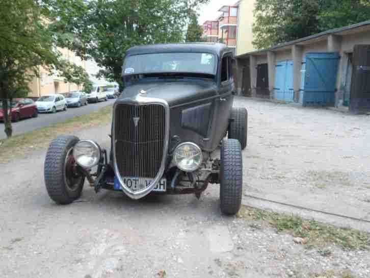 1934 5 Window Ford Coupe Hot Rod V8 H-Zulassung