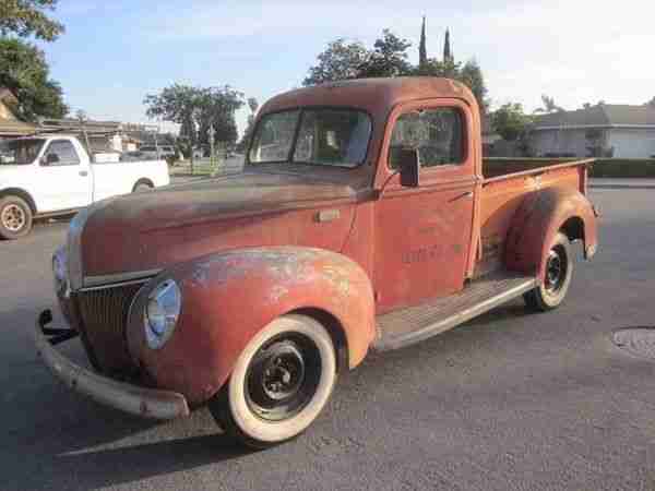 1941 Ford Pick Up, V8, Originale California Patina, Nur