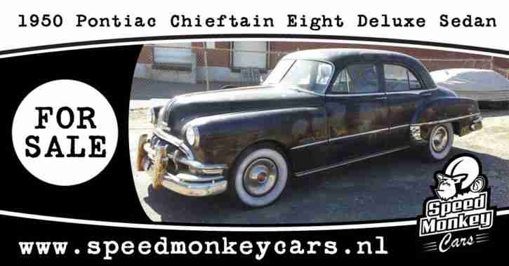 1950 Pontiac Chieftain Eight Deluxe Sedan, Barnfind