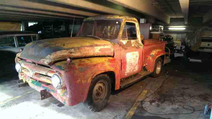 1953 Ford F100 V8 289 cui C4 Automatik Projekt