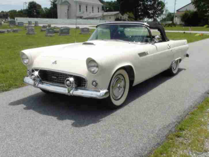 1955 Ford Thunderbird Convertible Frame Off Restoration Low Miles !