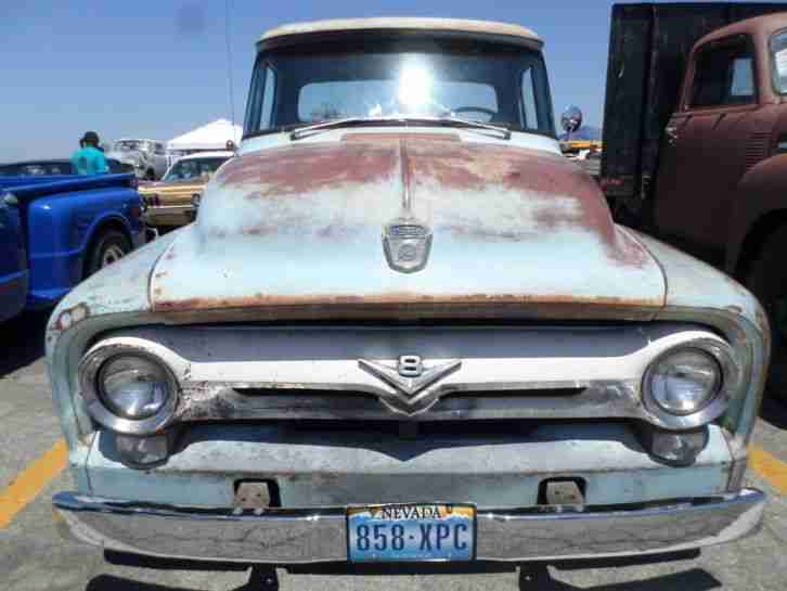 1956 Ford F 100 Pick Up, V8, Original Erstlack Patina, Nur 6% Zoll .