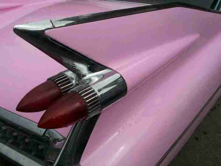 1959 59 Pink Cadillac Coupe de Ville Series 62
