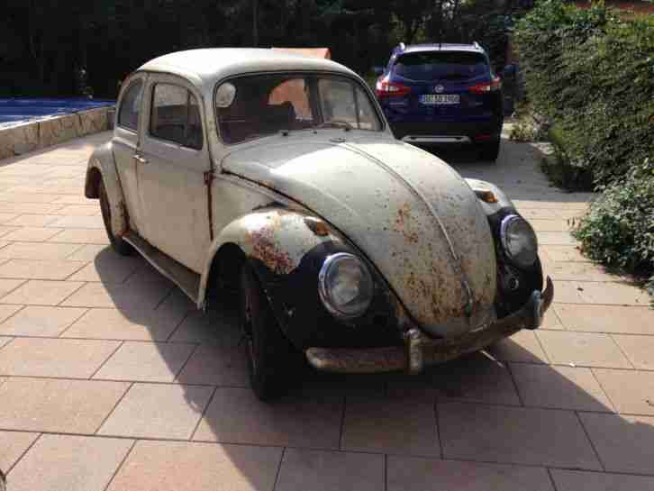 1961 Volkswagen Beetle VW Käfer 1200 bedürftigt volle