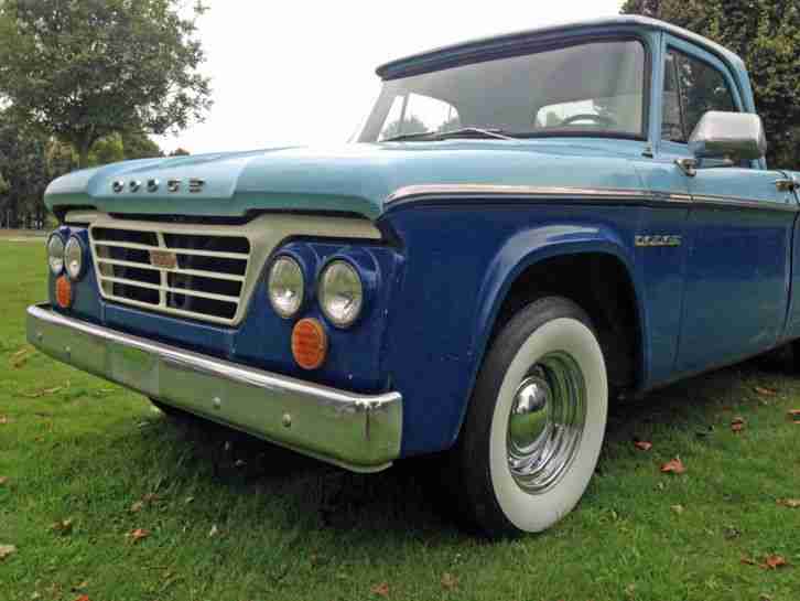 1962 Dodge D100 318 CUI V8 pick up truck, rostfreie Kalifornien import.