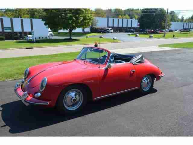 1962 Porsche 356B 1600S T6 Reutter Cabriolet
