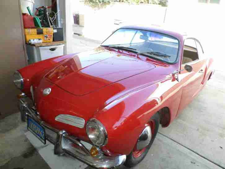 1965 Karmann Ghia Erstbesitz California Wagen Nur 7%