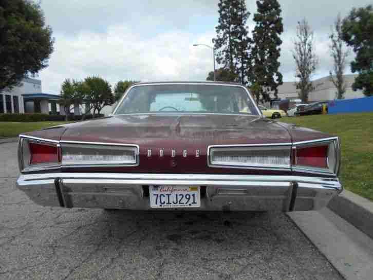 1966 Dodge Polara 2 Turer Hard Top ! Big Block .100% Rostfrei California Wagen.