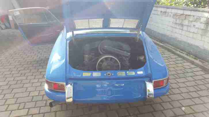 1966 Porsche 911, Agablau SWB, kurzer Radstand