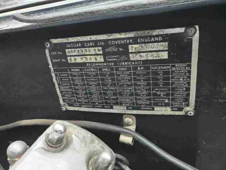 1967 Jaguar 3.8 S Kougar. 1 of 138 gebaut. Oldtimer.