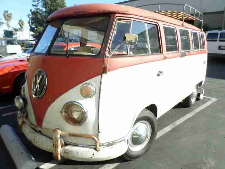 1967 T 1 VW 13 Fenster walk through Bus. Wird taeglich gefahren, Nur 6% Zoll
