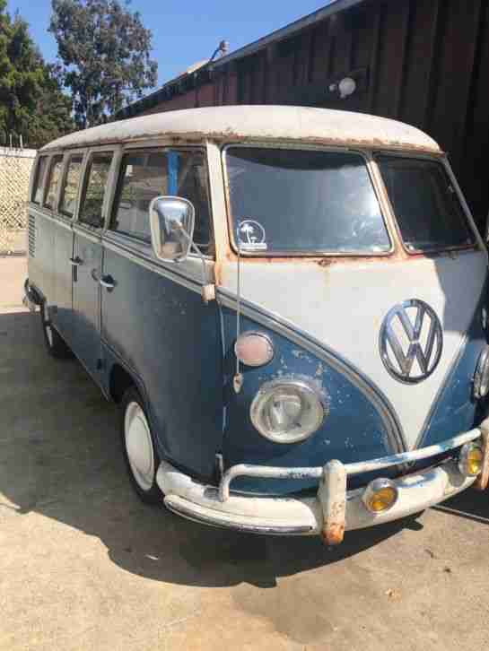 1967 T1 VW 13 Fenster Bus, Van , California Bus Blech ! Nur 7% Zoll