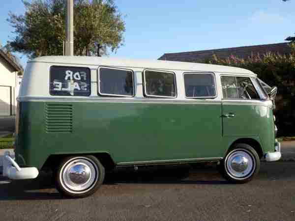 1967 VW Safarifenster Deluxe Bus...Jahreswagen BESTZUSTAND ! California Bus.