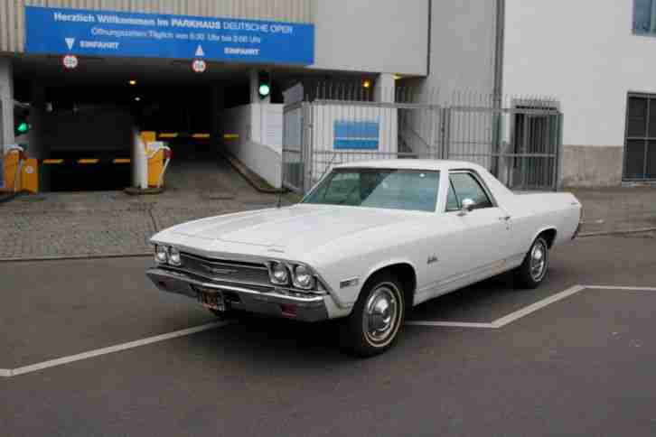 1968 Chevrelot El Camino Malibu 2. Hand original kein Rost Klima Servo TÜV neu