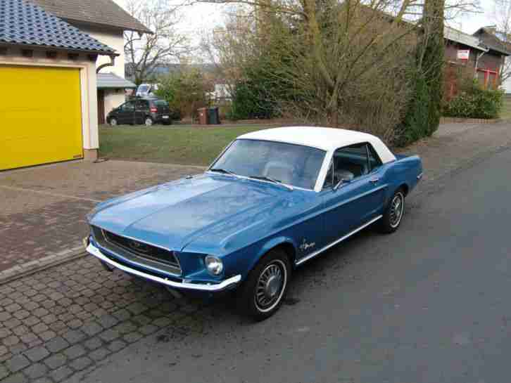1968 Ford Mustang C Code V8 Automatik Top Auto TüV und