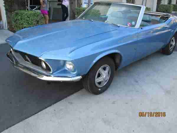 1969 Ford Mustang Cabrio laeuft top - easy Project - incl.shipping to Rotterdam