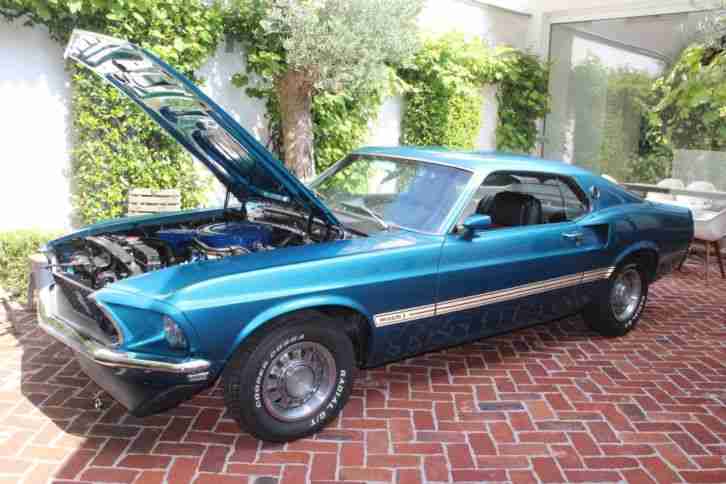 1969 Ford Mustang Mach 1 390 V8 S-Code Fastback TÜV + H