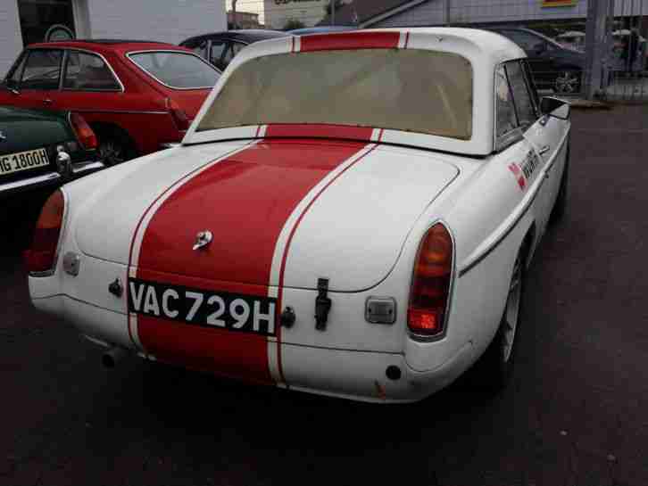 1969 MGB Race Car in Abington Specification, H- & TÜV Zulassung.