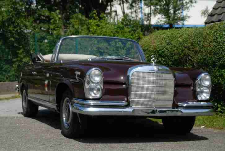1969 Mercedes 280 SE Cabrio W111 Werkscabriolet W 111.025 W 111 Hochkühler