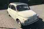 1970 Fiat 500F mit Faltdach Italien Rundtacho