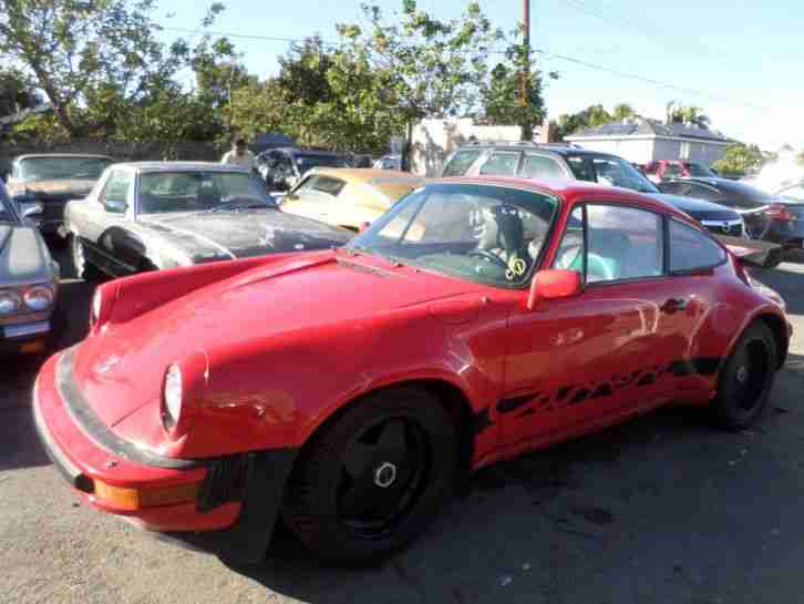 1970 Porsche 911 Coupe, RSR Turbo Style. Beste California Blech. Race