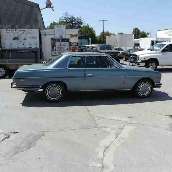 1971 Mercedes Benz 250 C /8 Coupe Schiebedach, Deutsche. Stosstang.- Calif. W114