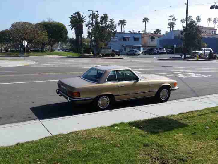 1972 450 SL Mercedes Benz, California SL Deutsche Stosstangen/Lampen/Hard Top