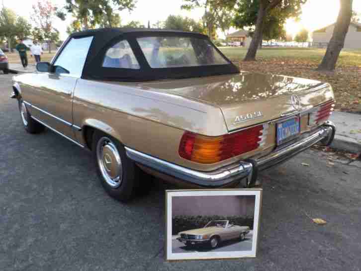 1972 450 SL Mercedes Benz, California SL Deutsche Stosstangen/Lampen/Hard Top