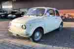 1972 Fiat 500F mit Faltdach Italien Rundtacho