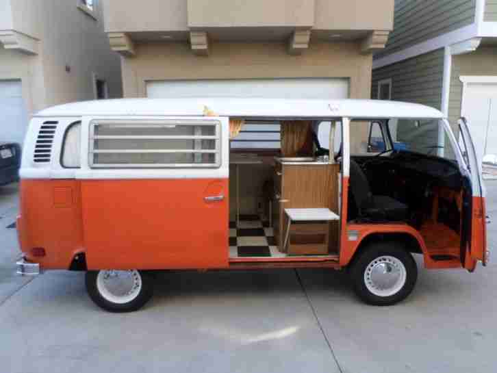 1973 T2 VW Bus, Westfalia, Bestes California Blech, vieles NEU, Nur 6% Zoll