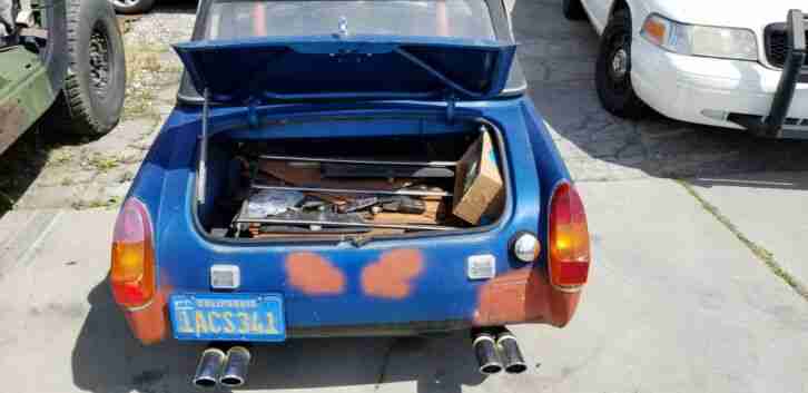 1975 MG Sprite-Midget. California Bestes Blech ! Race car style look.