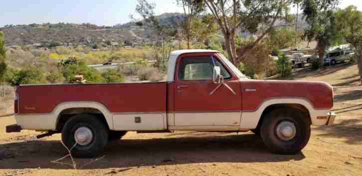1976 Dodge Ram Pick Up V8, California Original Lack - Patina , Nur 5% Zoll.