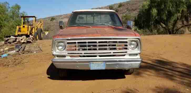 1976 Dodge Ram Pick Up V8, California Original Lack - Patina , Nur 5% Zoll.