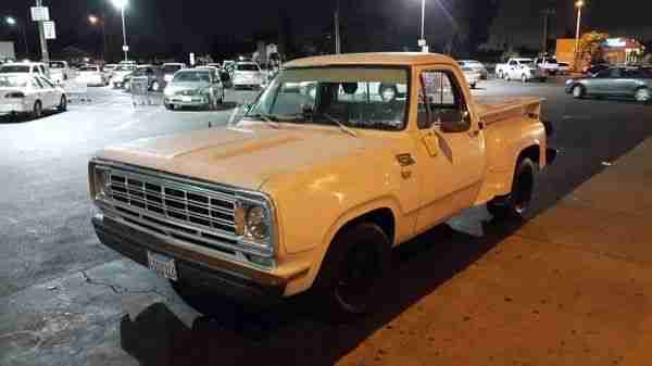 1976 Dodge Step Side Pick Up, California Wagen gutes Blech, Nur 6% Zoll.