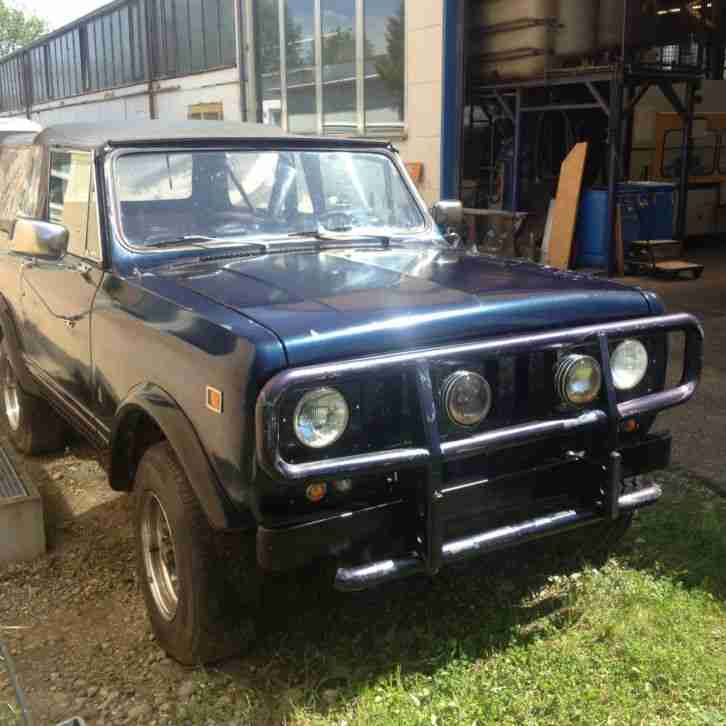 1977 IHC 4x4 International Harvester Scout II V8 nur orig.114000 km Belegbar