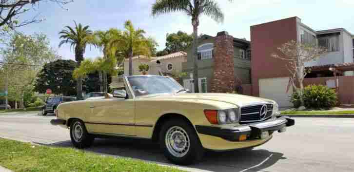 1978 450 SL Mercedes Benz, California Garagenwagen.