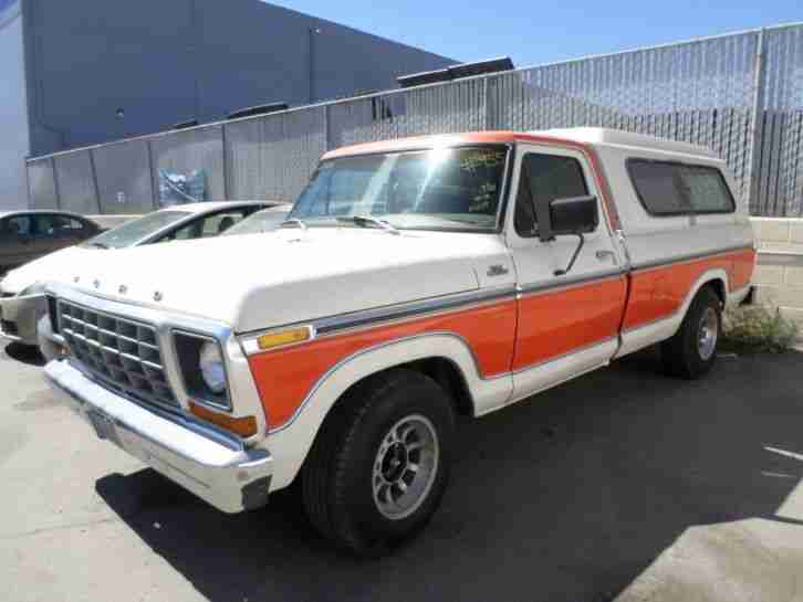 1978 Ford F 100 Pick Up, V8, Original ! Rostfreier California Wagen. Camper.