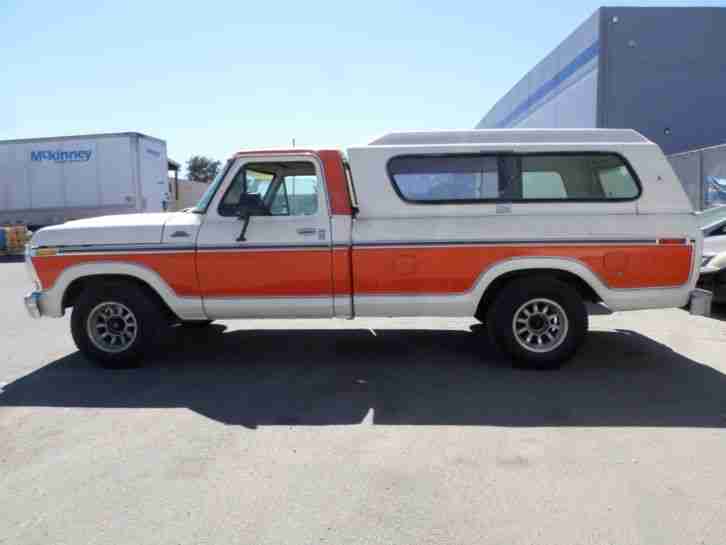 1978 Ford F 100 Pick Up, V8, Original ! Rostfreier California Wagen. Camper.