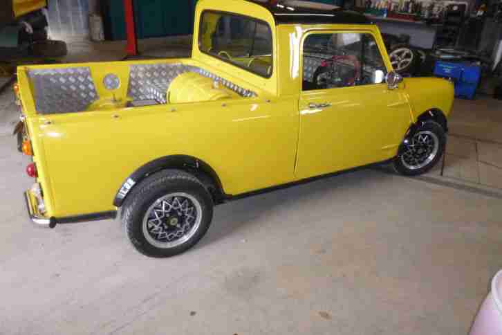 1979 MINI PICK-UP TURBO mit FLIP FRONT SHOWCAR