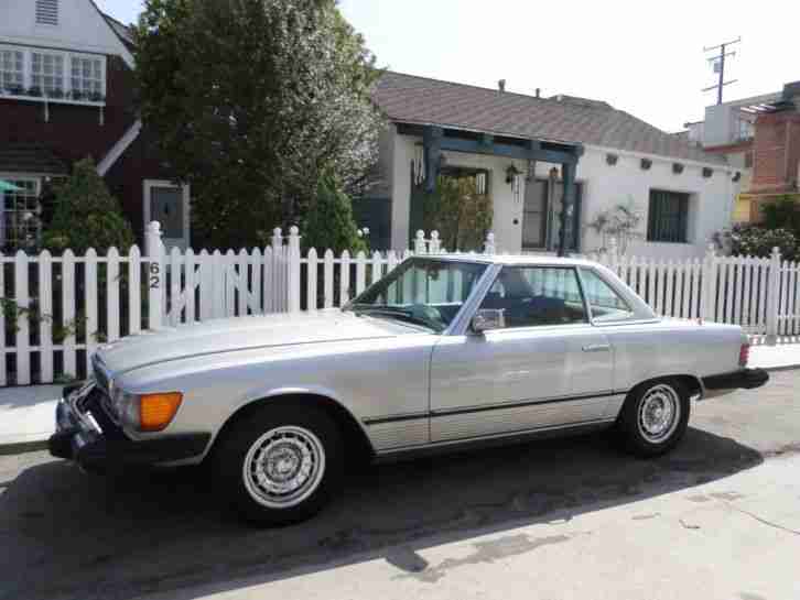 1980 450 SL Mercedes Benz, Silber, Süd California