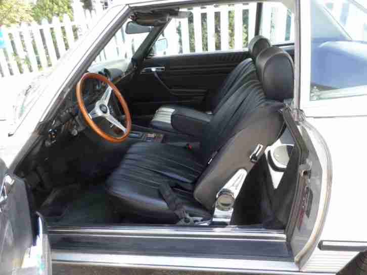 1980 450 SL Mercedes Benz, Silber, Süd California Wagen. Beide Dächer.