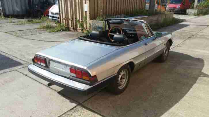 1983 Alfa Romeo Spider 2.0 Veloce Oldtimer Typ 115 Bastlerfahrzeug, springt an