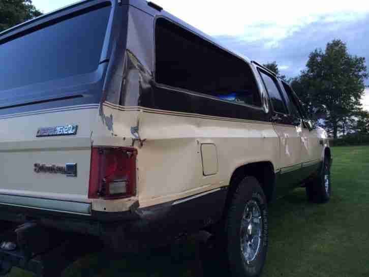 1985 Chevy Suburban Chevrolet Truck V8 6.2 Diesel